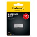 Intenso Premium Line 64GB USB Stick Highspeed USB 3.2 silber 64 GB 3534490 OVP