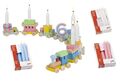 SET Goki Geburtstagszug+10 Kerzen+Zahlen von 1-6 o.10 Holz Deko Kindergeburtstag