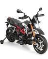 Kinder Elektro Motorrad, 12V Kindermotorrad mit Hupe, Leuchte, 8-16 km/h, Grün