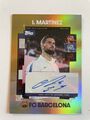 Inigo Martinez 2024 FC Barcelona Focus Gold /50 Auto