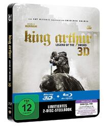 King Arthur 3D + 2D  Deluxe BluRay Steelbook NEU OVP 