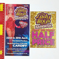 The Lady Boys Of Bangkok Cardiff 2016 Show Flyer & Gutschein