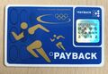 Payback Karte Olympia 2012, ohne Funktion nur zum Sammeln, gut erhalten