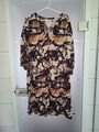 Gerry Weber  Kleid schwarz grau beige Motive Gr. 44 super******  !