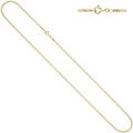 JOBO Panzerkette 585 Gelbgold 2,1 mm 55 cm Gold Kette Halskette Goldkette Federr