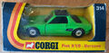 Corgi Fiat X1/9 1:36 , grün, sehr gut erhalten Nr. 314 von 1976 in OVP ( 1 )