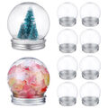  10 Pcs Schneekugeln Zum Basteln Stück Wasserball Bastelset Diy