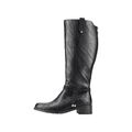 Rieker Damen Stiefel Schwarz Langschaftstiefel Z7361-00