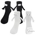 2-4 Paar Magnetische Socken Hand in Hand Socken MagneLustige Socken Magnetarmen