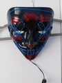  LED Horror Party Halloween Maske Kostüm Cosplay Purge Masken Leucht Funktion 