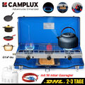 CAMPLUX Campingkocher Gaskocher Camping Kocher Portable Stove Outdoor Gas Herd