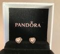 Pandora Ohrstecker Herz heart Sterling Silber  zauberhaft 298427C01