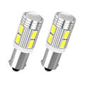 2PCS H21W BAY9S LED White 233 Instrumenten Beleuchtung Standlicht Birne DC 12V