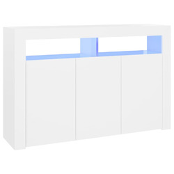 ✅ Sideboard Mit LED-Leuchten Kommode Aktenschrank Schrank Anrichte 