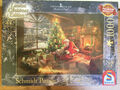 Schmidt Puzzle - 1000 Teile Thomas Kinkade - Der Weihnachtsmann ist da! 