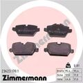 1x ORIGINAL® Zimmermann Bremsbelagsatz, Scheibenbremse Hinten, exkl.