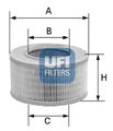 Luftfilter Filtereinsatz 30.923.01 UFI für HONDA RENAULT VOLVO