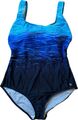 Lascana * Damen Badeanzug * sportlich-elegant mit wattierte Cups TOP blau