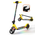 Elektroscooter Für Kinder 6-12 Jahren LCD E Roller Klappbar Elektroroller Gelb