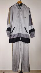 Spalding USA Anzug Voll Zwei Teile Gr. XL Tracksuit Jacke Hose Vintage