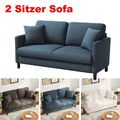 2 Sitzer Sofa Couch Sitz Doppelsofa im Modern-Stil Sofa Für Wohnzimmer 3 Farbe