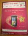 alte Werbung Sonderausg. "Telekom Shop News", Stand 12/2010, neues Windows Phone