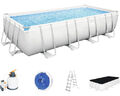 Frame Pool Stahlrahmen Komplett-Set mit Sandfilteranlage 549 x 274 x 122 cm