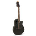 Ovation Pro Series Elite 2058-TX-5-G Black Textured 12-String