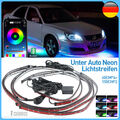6x Auto Unterbodenbeleuchtung RGB Neon Underglow Atmosphäre Lichtleiste App LED
