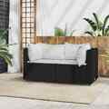 Polyrattan Lounge Rattan Garten Möbel Set Sofa Sessel Gartenlounge vidaXL