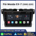 6+128GB Android Wireless Carplay Autoradio GPS Navi DSP Für Mazda CX-7 2008-2015