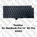 Tastatur für MacBook Pro 14" M1 2021 A2442 #Apple