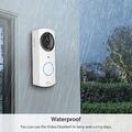 NGTeco 2K Smarte Türklingel mit Kamera Akku Video-Türklingel Doorbell 2,4G WLAN