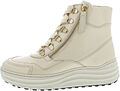 Gabor Comfort Damen Schnürstiefel beige