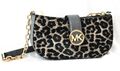 MICHAEL KORS HANDTASCHE TASCHE UMHÄNGETASCHE SM POUCHETTE ANIMAL PRINT NEU ☀️