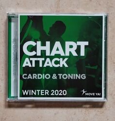 2CDs Move Ya! CHART ATTACK Winter 2020 Cardio &Toning DOPPEL-CD Aerobic Step BBP