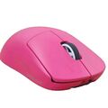 Logitech G Pro X Superlight kabellose Gaming Maus HERO 25K Sensor Pink Magenta