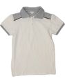 GUCCI Jungen Poloshirt 11-12 Jahre Weiß Colourblock Baumwolle AY03