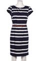 Comma Kleid Damen Dress Damenkleid Gr. EU 40 Baumwolle Marineblau #o84nz6y