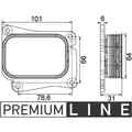 Ölkühler Motoröl MAHLE für MERCEDES C-KLASSE Sportcoupe (CL203)