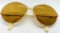 CAZAL Mod. 228 Sonnenbrille Brille - Medium (60-11) selten Modisch Gold Weiß