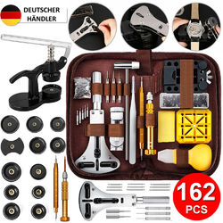 Uhrenwerkzeug Set 162 tlg Reparatur Uhrmacherwerkzeug Uhr Werkzeug Profi Tasche