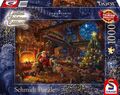 Schmidt Puzzle - 1000 Teile Thomas Kinkade Der Weihnachtsmann und seine Wichtel