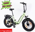 20Zoll E-Bike,250W Fat Tire Elektrofahrrad E-Fahrrad klapprad 7 Gängen MYATU