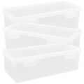 3 Pcs Obst Kühlschrankbehälter Kühlschrank-Organizer Für Brot