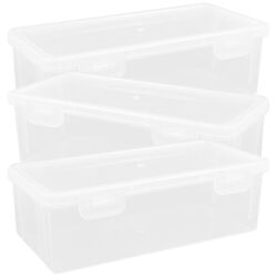 3 Pcs Obst Kühlschrankbehälter Kühlschrank-Organizer Für Brot