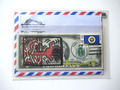 242) KEITH HARING: 2$ Banknote, mit amtl. US-Stempel 1976, signiert, skizziert