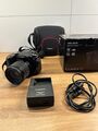 Panasonic LUMIX DMC-G81 16MP DSLM Wechselobjektivkamera - Schwarz (Kit mit LUMIX