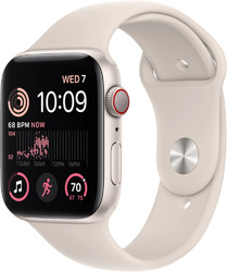 Apple Watch SE (2.Gen) 2022 (GPS + Cellular) 40mm Alu Polarstern - SEHR GUT