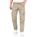 TIMEZONE Cargo Hose Benito Beige Cargohose Outdoor 6097 Herrenhose Herren Jeans 